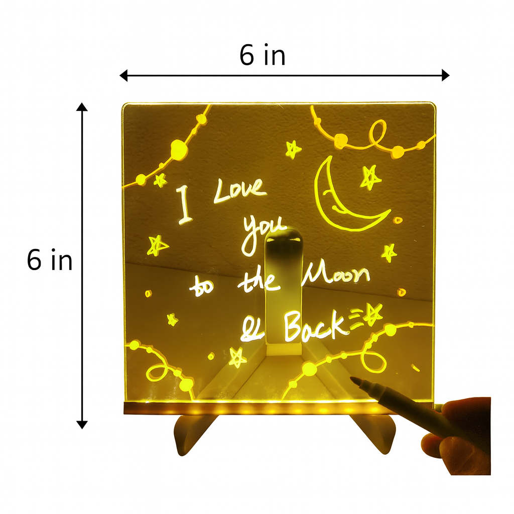 BrightDoodleV2 LED Drawing Board - Glowing Art Studio!